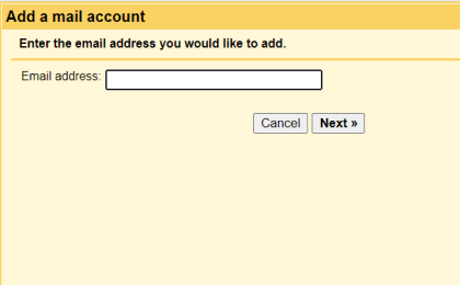 Step 3: Step 3: To configure Office365 on Gmail, Enter the email address you would like to add.