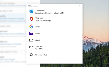 Step 4: Step 4: To configure Office365 on Windows Mail, Click Advanced Setup