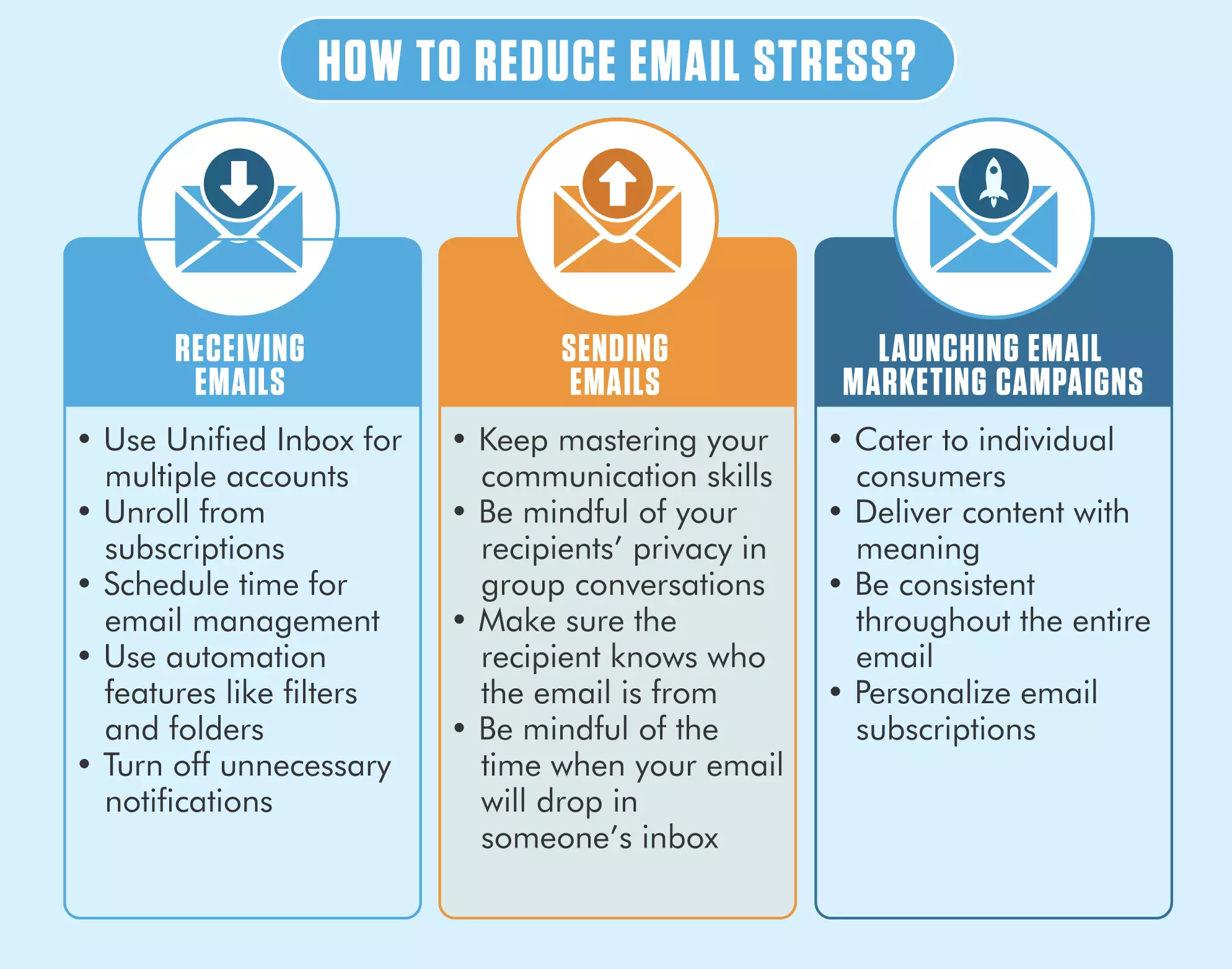 How to reduce email stress