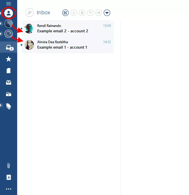 Mailbird Windows 10 mail app unified inbox